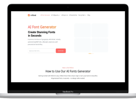 RefontAI:无需设计即可使用的在线字体生成工具,一键制作书法签名与手写体
