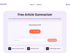 文档太长读得吃力?Free AI Article Summarizer一键总结还能多语言对话,完全免费