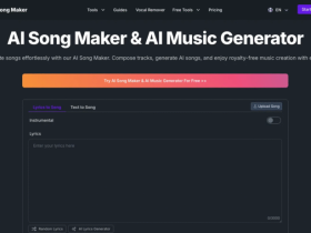 想写歌却不懂编曲?用AI Song Generator把文字变音乐,免版权还能商用