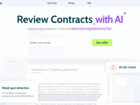 ContractCrab:企业法务必备的AI合同审查工具,智能识别风险并高效管理