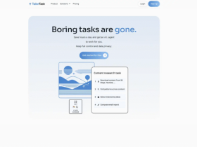 TailorTask AI:你的全自动AI工作流助手,帮你告别重复繁琐的日常任务