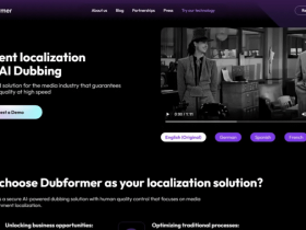 告别生硬机器音:Dubformer AI自动给视频配音更有“活人味”,让视频“开口说多国话”