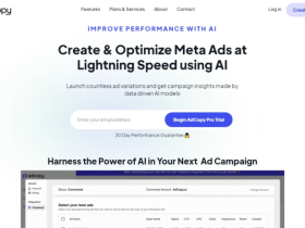 AdCopy AI:一款帮你轻松搞定Meta生态的AI广告文案创作与优化工具