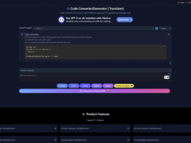 AI Code Converter:一款支持超50种语言互译、自动纠错优化的实用编程小工具