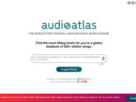 Audioatlas:智能音乐搜索助手,支持自然语言搜歌,解决版权与素材难题