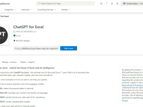 ChatGPT For Excel:把AI大模型装进表格里,让普通人也能轻松搞定复杂表格