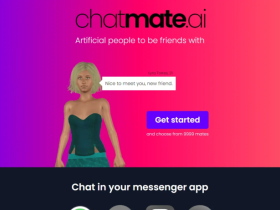 Chatmate AI:拥有模拟情感与语音互动的AI虚拟伙伴,随时陪你聊天解闷