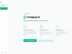 Chatpad AI:一个免费开源、主打本地隐私保护的ChatGPT好用界面
