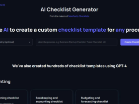 AI Checklist Generator:一款可以帮你快速定制各行各业专属工作清单的AI工具