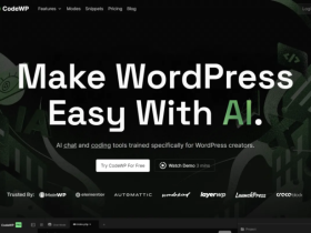 CodeWP:介绍一款好用的WordPress专属AI代码生成工具的核心功能与用途