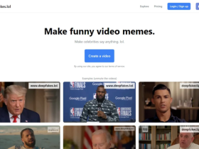 Deepfakes.lol:趣味AI视频创作工具,一键制作口型同步名人恶搞短视频表情包