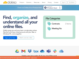 Dokkio AI是什么:聚合多云端文件AI智能整理,支持团队协作与安全扩容管理