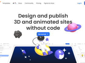 Dora AI:无代码AI智能建站工具,可制作3D动画网站,普通人也能轻松使用