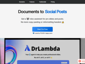 Dr Lambda AI:全能内容工具,多源素材整合,一键生成图文视频课件