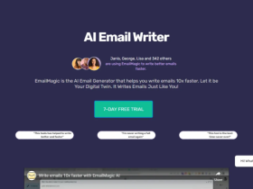 EmailMagic AI:智能邮件助手,适配个人写作风格,支持多语言高效办公邮件撰写