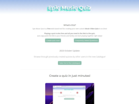 EpicMusicQuiz:免费音乐问答工具,自制趣味音乐答题游戏,可休闲娱乐可教学