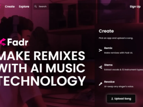 Fadr AI:零基础网页端AI音乐创作工具,支持音轨分离、智能混音与免费音乐制作