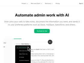 Grain AI:智能个性化会议纪要工具,AI自动整理会议内容,助力销售办公全面提效