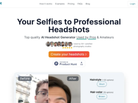 Headshot Generator AI:一键将自拍转为专业人像照,省时省钱的AI修图工具
