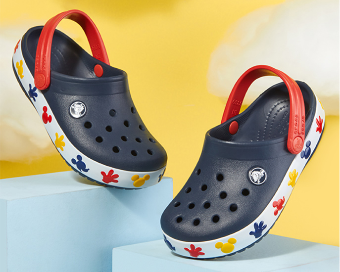 男孩女孩可选洞洞鞋品牌 - Crocs卡骆驰洞洞鞋米奇米妮联名款