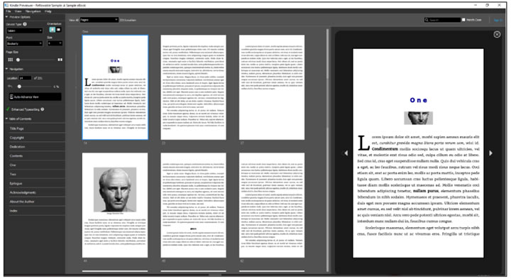 利用 Kindle Previewer 亚马逊官方电子书模拟器预览排版和设备体验度 - 优品评测